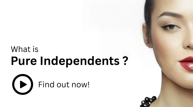 Pure Independents® — brand and mobile-first layout preview
